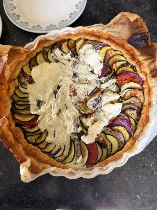 Plat de saison préparé sur place
