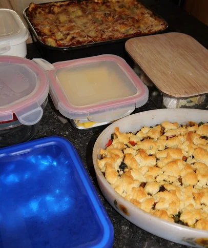 Sélection de plats faits maison