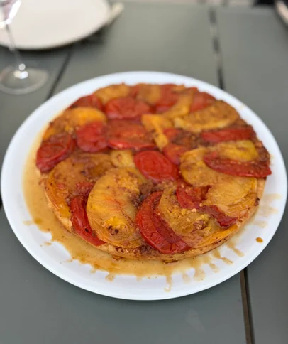 Dessert dressé pour un dîner privé